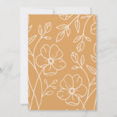 モダンエレガントミニマルシャワー | 招待状 (裏面)