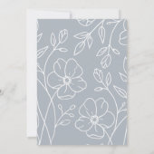 モダンエレガントミニマルシャワー |招待状 招待状 (裏面)