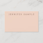 モダンエレガントミニマルデザインテンプレート 名刺 (正面)