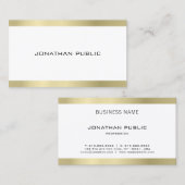 モダンエレガントミニマルデザイントレンディー 名刺 (正面/裏面)