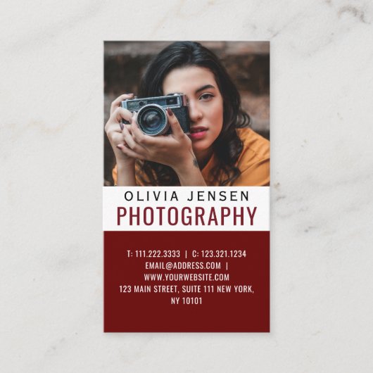 モダンエレガントミニマルプロフェッショナル 名刺 (正面)