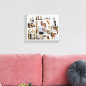 モダンエレガントミニマル写真シンプルコラージュ キャンバスプリント (インサイチュ (リビング))