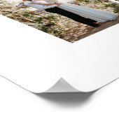 モダンエレガントミニマル写真シンプルコラージュ ポスター (角)