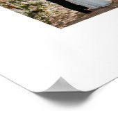 モダンエレガントミニマル写真結婚コラージュ ポスター (角)