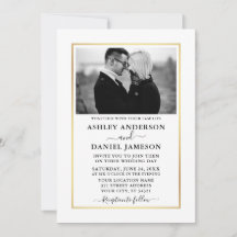 モダンエレガントミニマル写真結婚BW