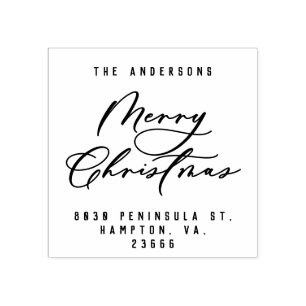 モダンエレガントミニマル脚本ユニーク ラバースタンプ