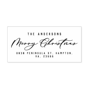 モダンエレガントミニマル脚本ユニーク ラバースタンプ