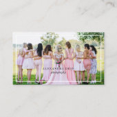 モダンエレガントミニマル&シンプルP写真 名刺 (正面)