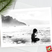 モダンエレガントミニマルFrame MERRY CHRISTMAS Photo シーズンカード