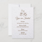 モダンエレガントミニマ結婚リスト サンキューカード (裏面)