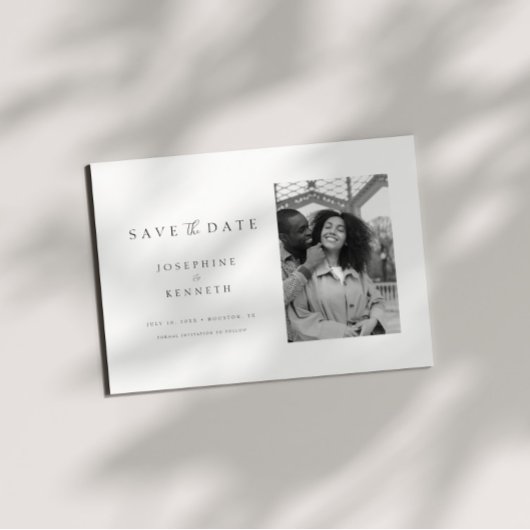 モダンエレガントミニマ結婚リスト セーブザデート