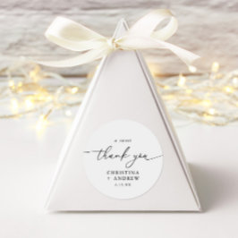 モダンエレガントミニマ結婚リスト ラウンドシール