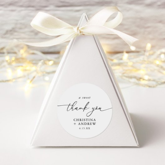 モダンエレガントミニマ結婚リスト ラウンドシール