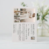モダンエレガントミニマ結婚リスト 出欠カード (スタンド正面)