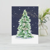 モダンエレガントメリーシンプルクリスマス・ツリー・ファミリー (スタンド正面)