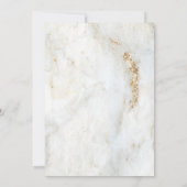 モダンエレガントリングや輪とバラ結婚式招待状 招待状 (裏面)