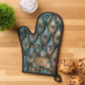 モダンエレガントヴィンテージレザーカラフルダイヤモンド 鍋つかみ (トップダウン)