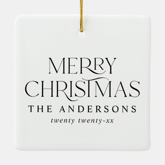 モダンエレガントヴィンテージ セラミックオーナメント (裏面)