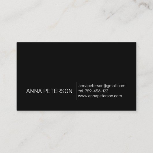 モダンエレガントヴィンテージ 名刺 (裏面)