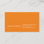 モダンエレガントヴィンテージ 名刺 (裏面)