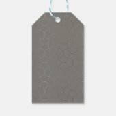 モダンエレガント企業の ギフトタグ (裏面)