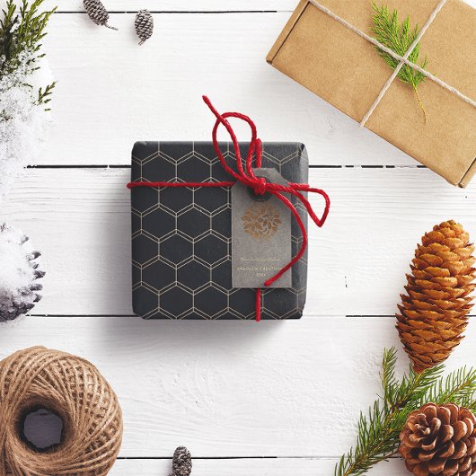 モダンエレガント企業の ギフトタグ