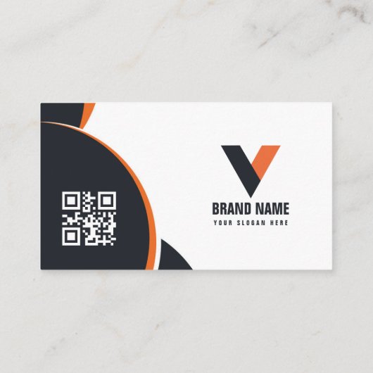 モダンエレガント企業の 名刺 (裏面)