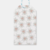 モダンエレガント休日の緑のメリークリスマス ギフトタグ (裏面)