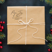 モダンエレガント休日パーソナライズされた セルフインキングスタンプ