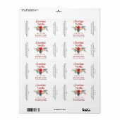 モダンエレガント休暇商品 ラベル (フルシート)