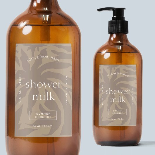 モダンエレガント体洗浄石鹸の防水ラベル フードラベル