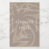 モダンエレガント体洗浄石鹸の防水ラベル フードラベル (シングルラベル)