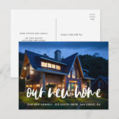 モダンエレガント写真の動き ポストカード (正面/裏面)