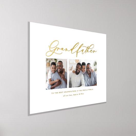 モダンエレガント写真台本 箔ポスター (レイダウン)