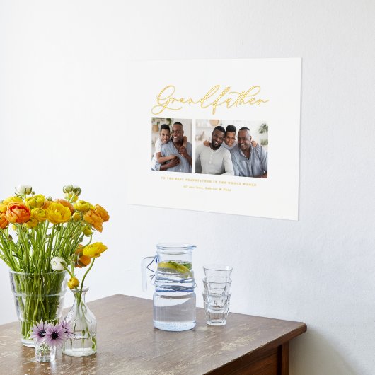 モダンエレガント写真台本 箔ポスター (レイダウン (キッチン))