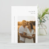 モダンエレガント写真結婚 セーブザデート (スタンド正面)