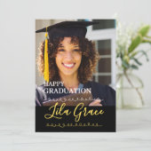 モダンエレガント卒業 招待状 (スタンド正面)