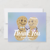 モダンエレガント可愛い結婚 サンキューカード (正面)