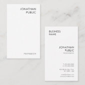 モダンエレガント名刺プロフェッショナルトレンディー 名刺 (正面/裏面)