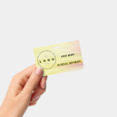 モダンエレガント名前をカスタムする名 バッジ (手持ち)