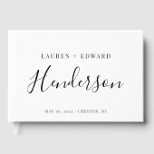 モダンエレガント名結婚 ゲストブック (正面)