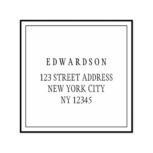 モダンエレガント名 セルフインキングスタンプ (デザイン)