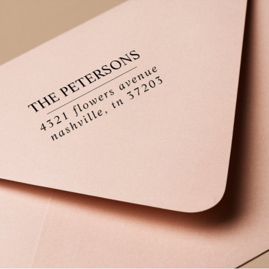 モダンエレガント名serif 結婚 セルフインキングスタンプ