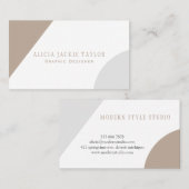 モダンエレガント図設計者 名刺 (正面/裏面)