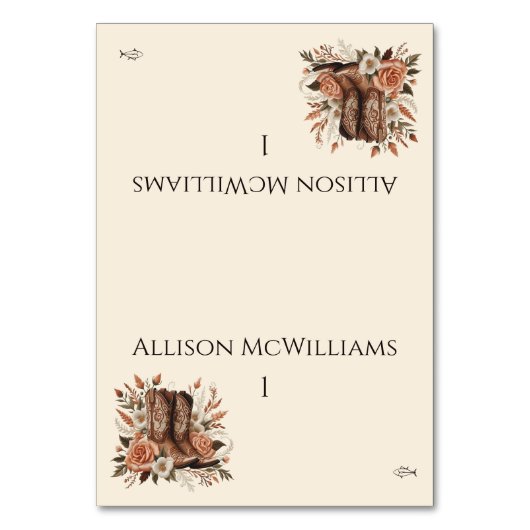 モダンエレガント国洋 テーブルナンバー (正面)