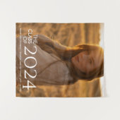 モダンエレガント大学又は高等学校卒業 タペストリー (正面(横))