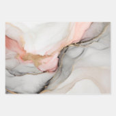 モダンエレガント大理石 ラッピングペーパーシート (正面2)