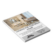 モダンエレガント実在不動産代理パーソナライズされた人 ノートパッド (アングル)