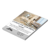 モダンエレガント実在不動産代理パーソナライズされた人 ノートパッド (回転)