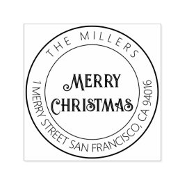 モダンエレガント差出人住所 セルフインキングスタンプ